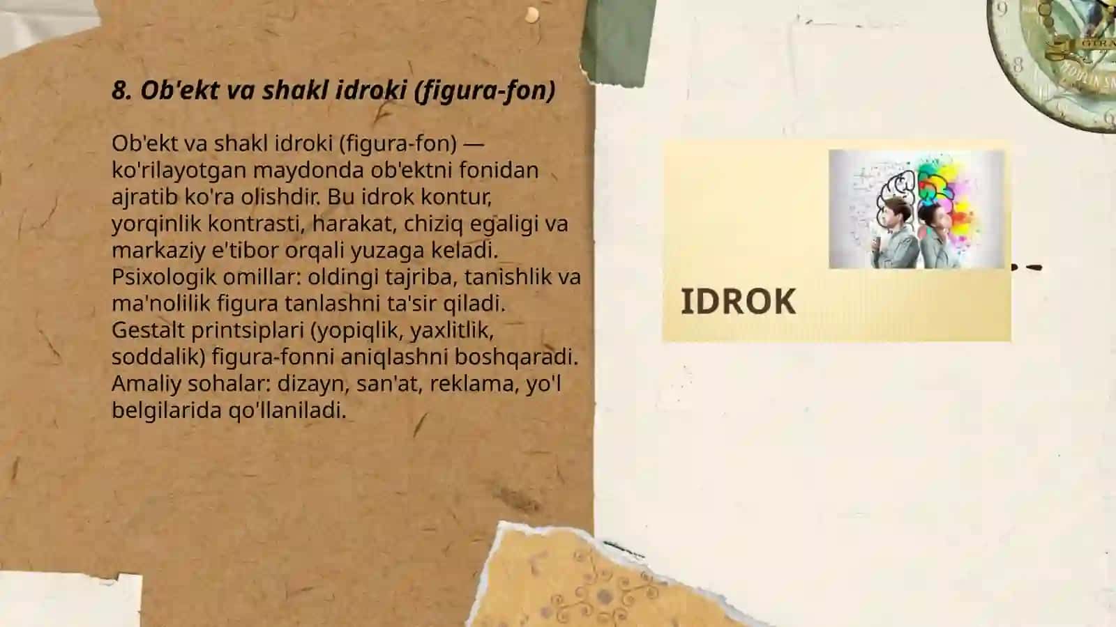 Ob'ekt va shakl idroki (figura-fon) 3