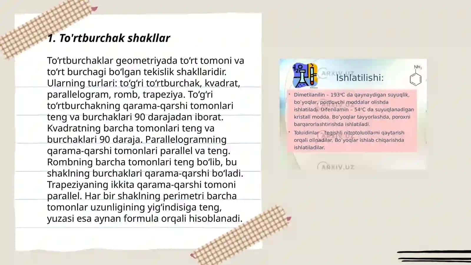Minoralar arxitekturasidagi geometrik shakllar 3