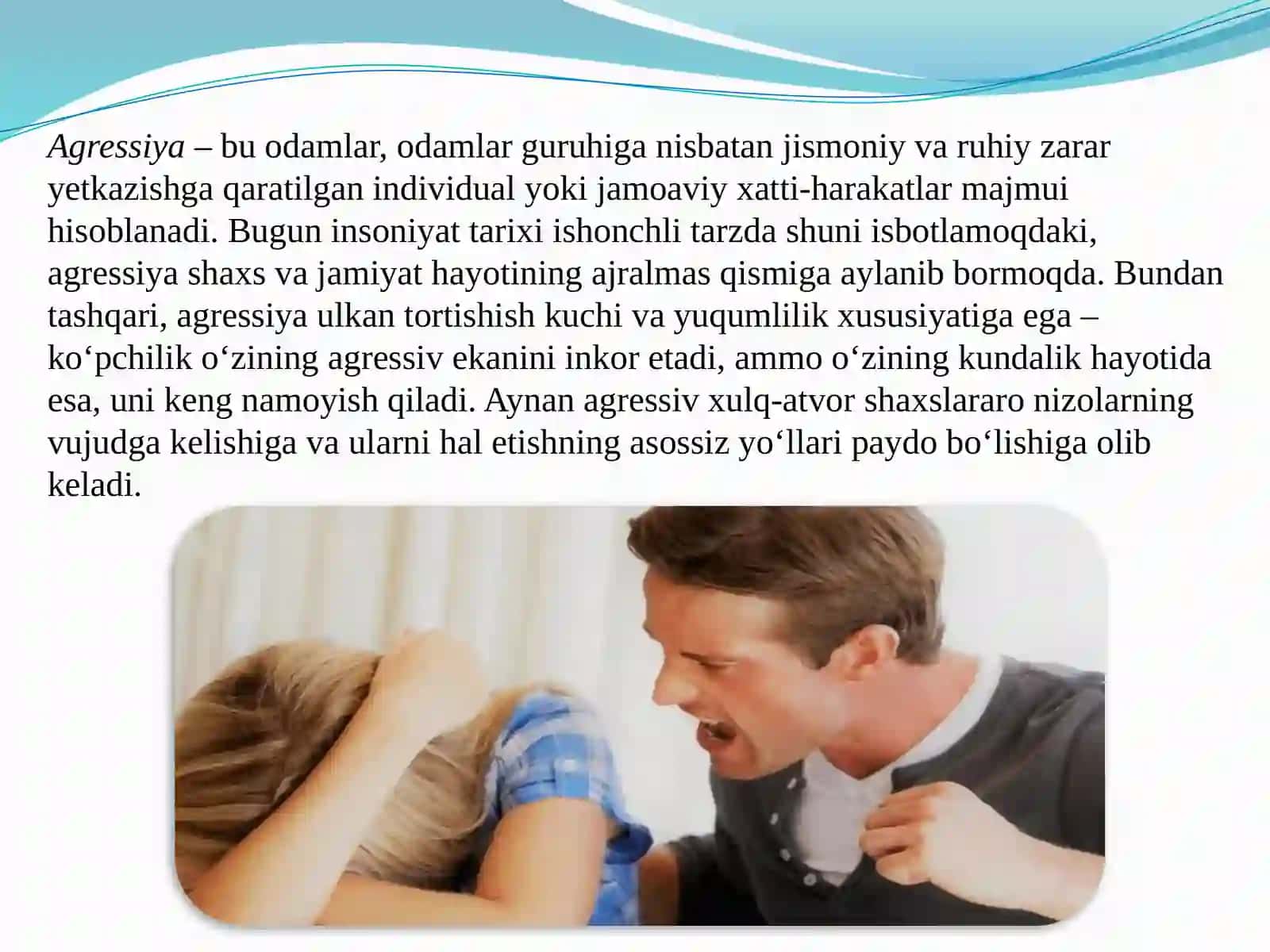 AGRESSIYA HAQIDA TUSHUNCHA 3