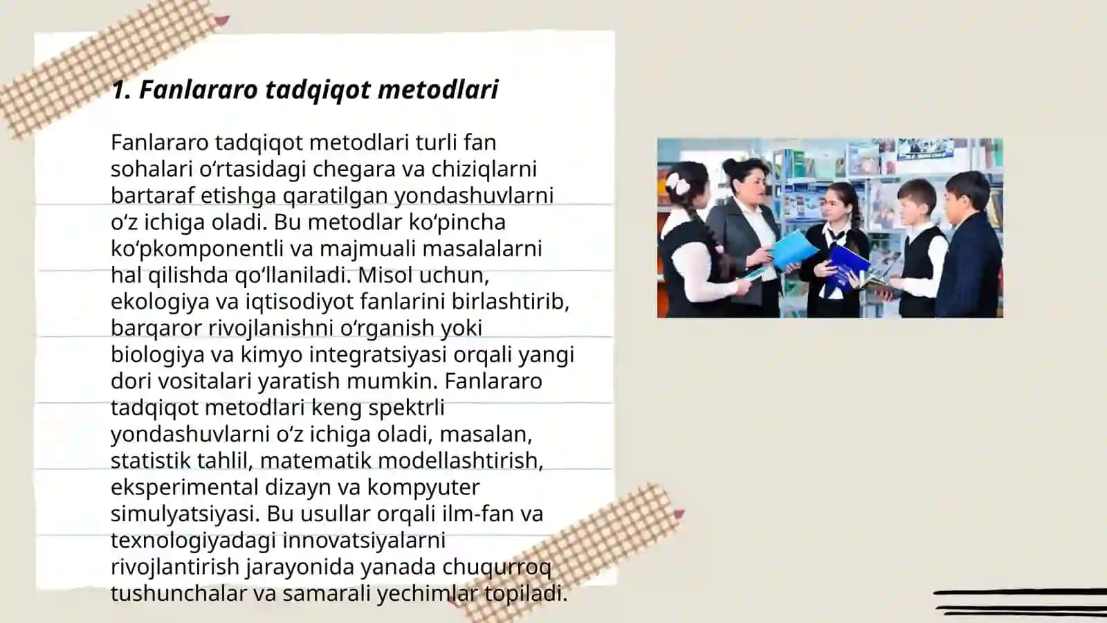 Fanlararo tadqiqot metodlari 3