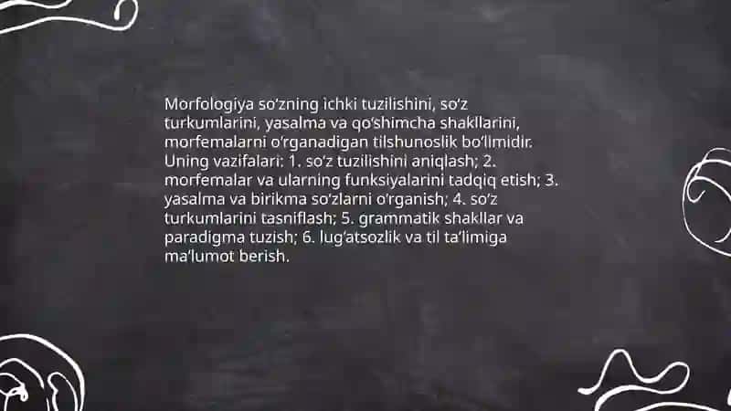 Morfologiya 3