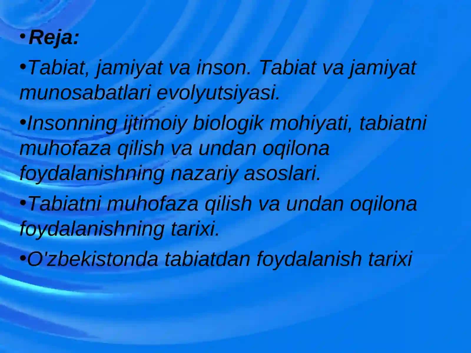 EKOLOGIYA FANIDAN 3