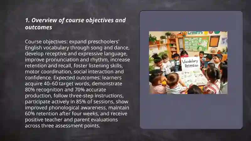 Expanding vocabulary of preschool children through teaching song and dance in English 3