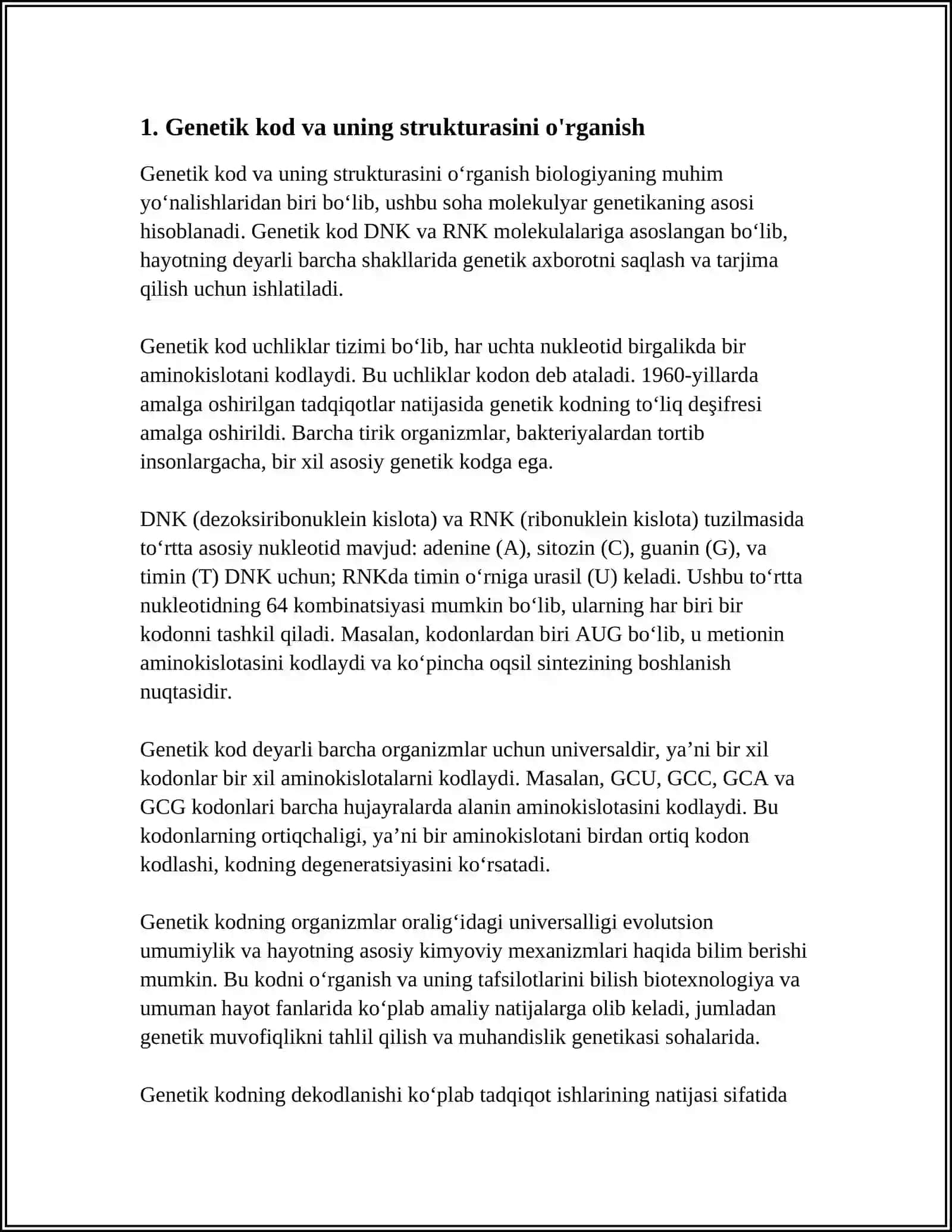 GENITIKA VA EVALUTSION TALIMOT 3