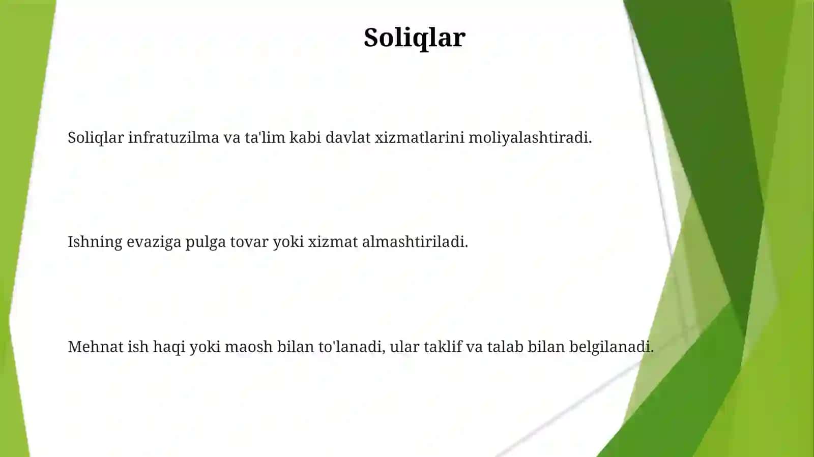 Mehnatga haq toʻlash 3