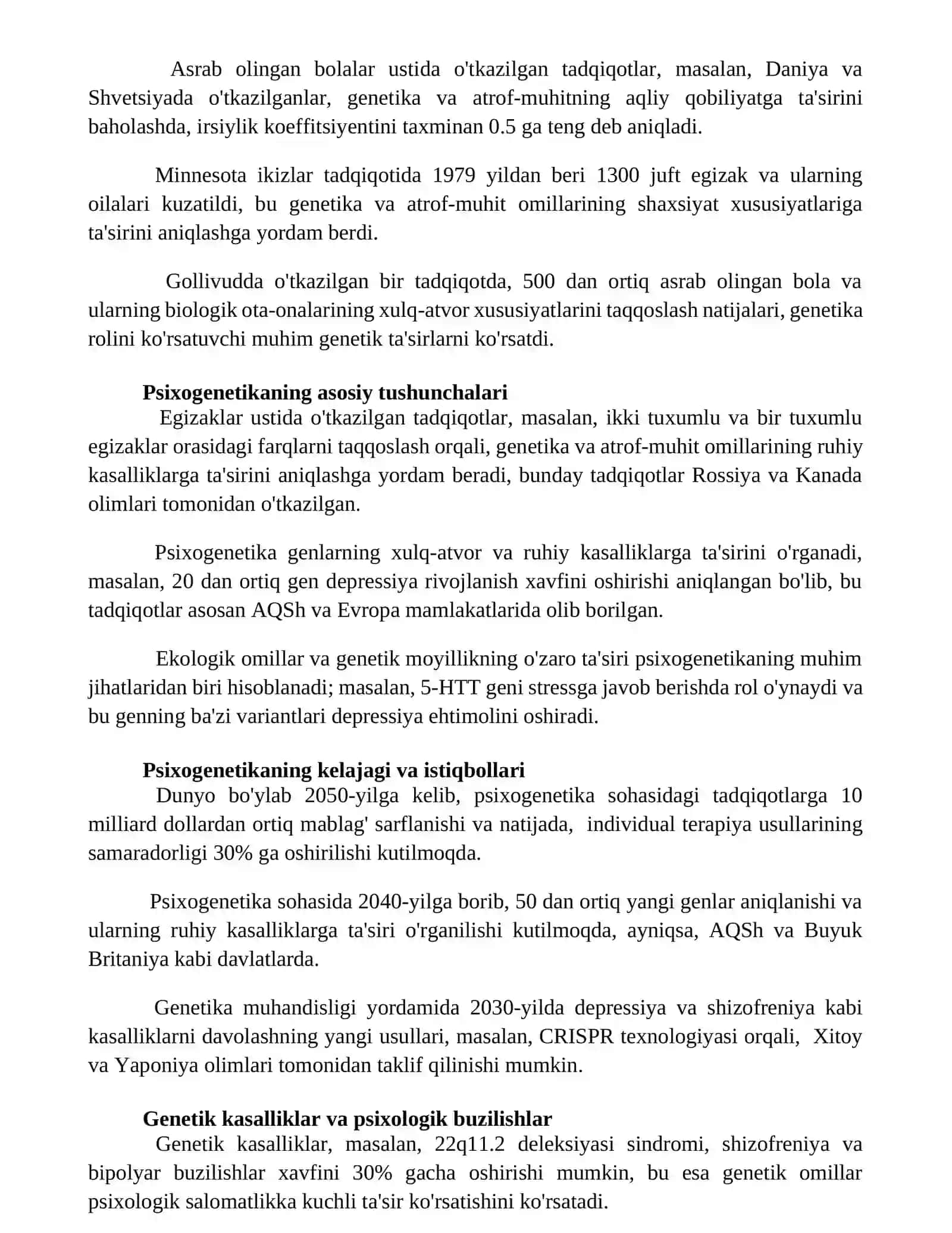 Psixogenetika 3