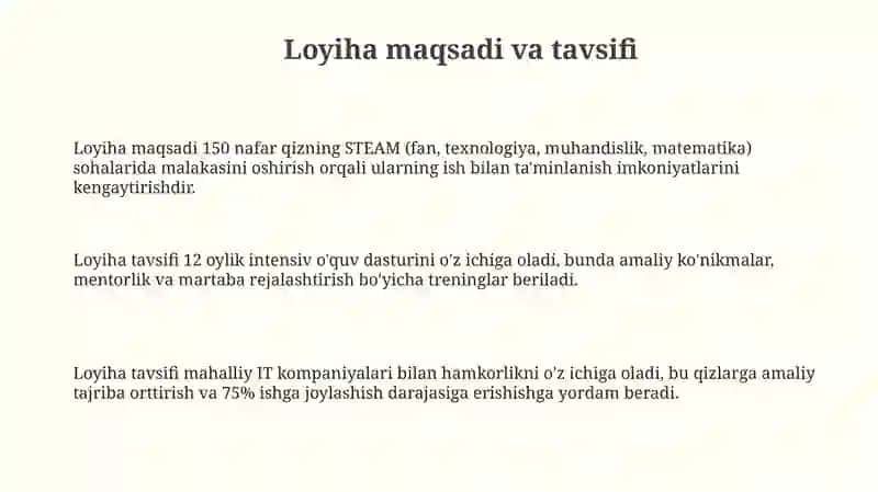 Qizlar akademiyasi loyihasi 3