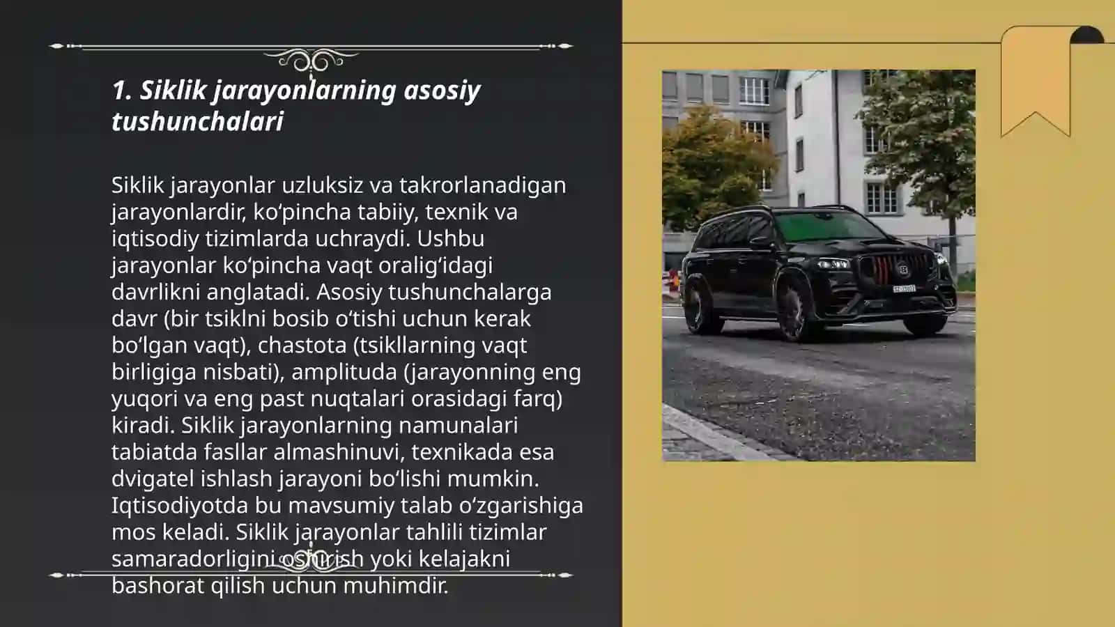 Siklik jarayonlarni tashkil etish 3