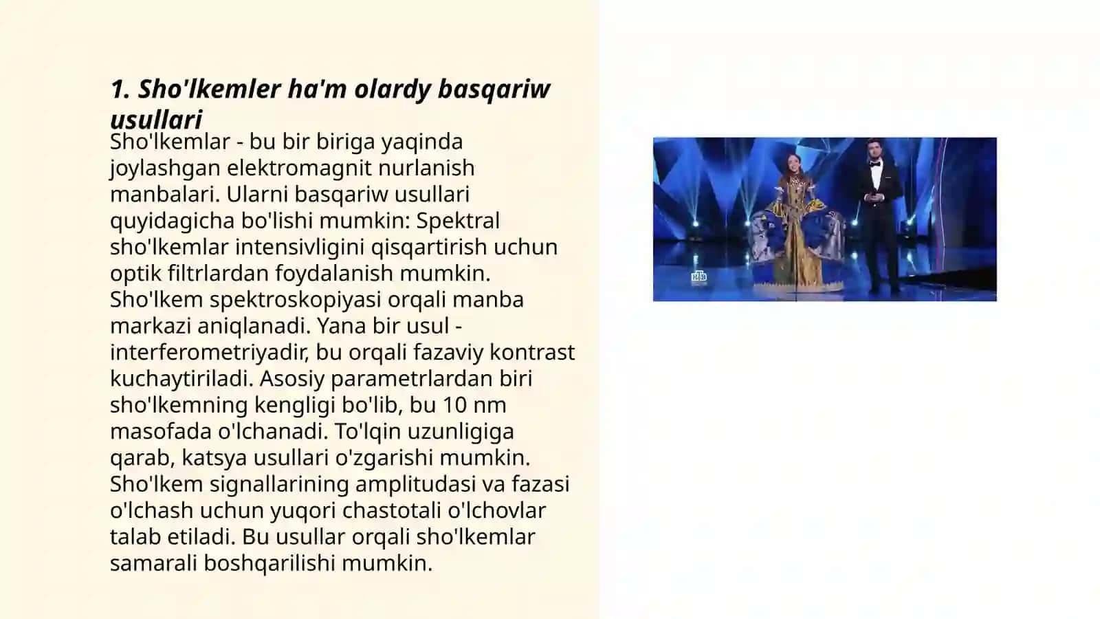 Sho'lkemler ha'm olardı basqariw 3