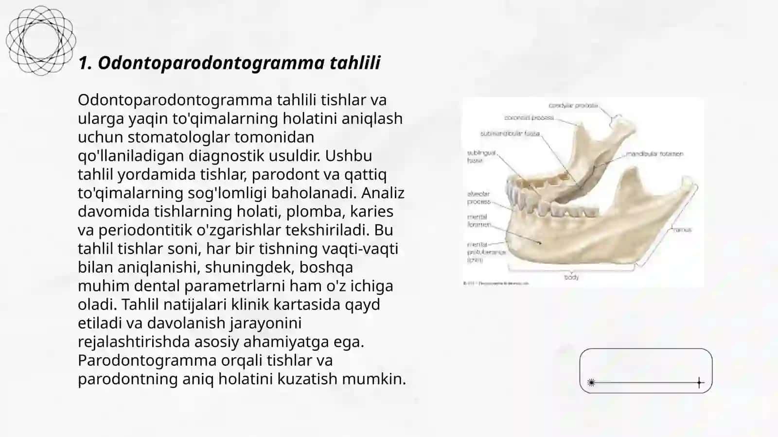 Odontoparodontogramma 3