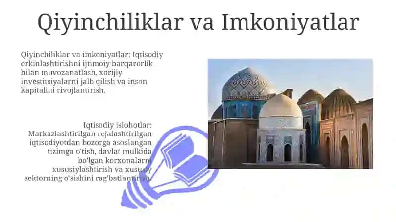Iqtisodiy Islohotlar va Bozor Iqtisodiyotiga O'tish 3