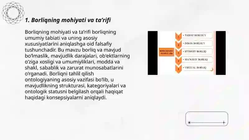 Borliq (ontologiya) falsafasi 3
