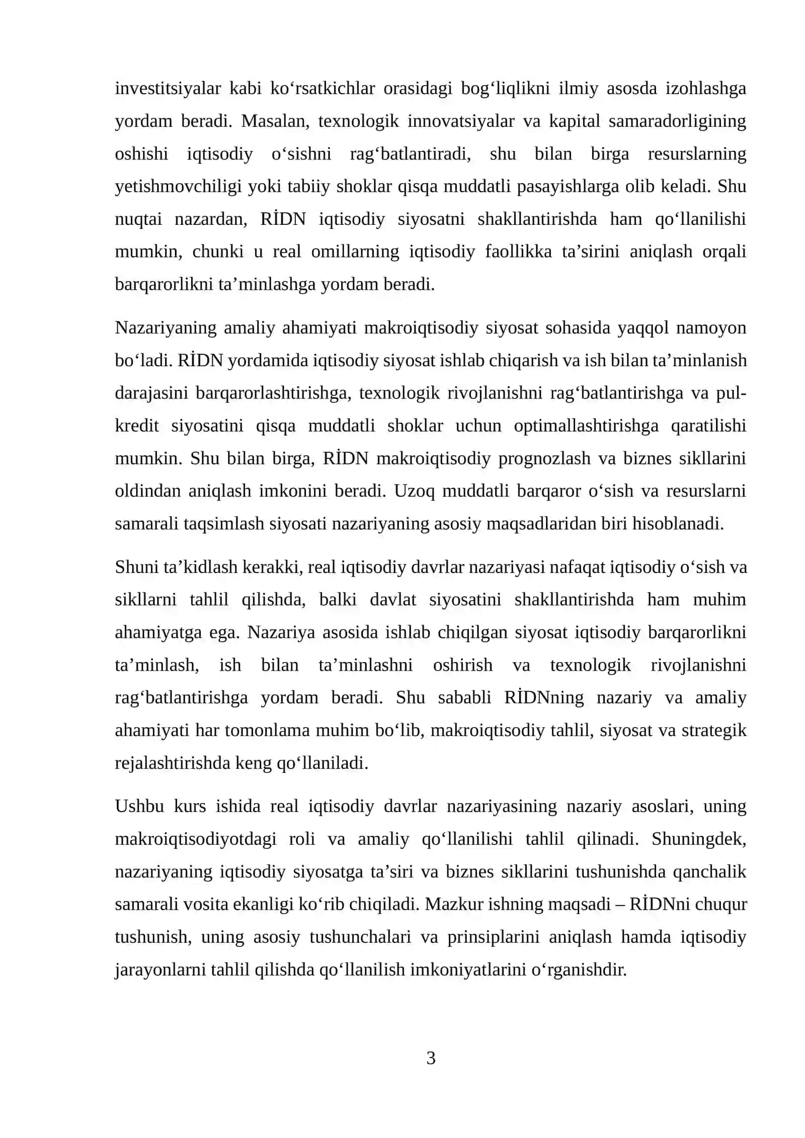 REAL IQTISODIY DAVRLAR NAZARIYASI 3
