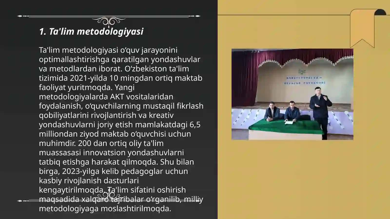 Faoliyatning oʻzlashtirilishi va malakalarni egallash 3
