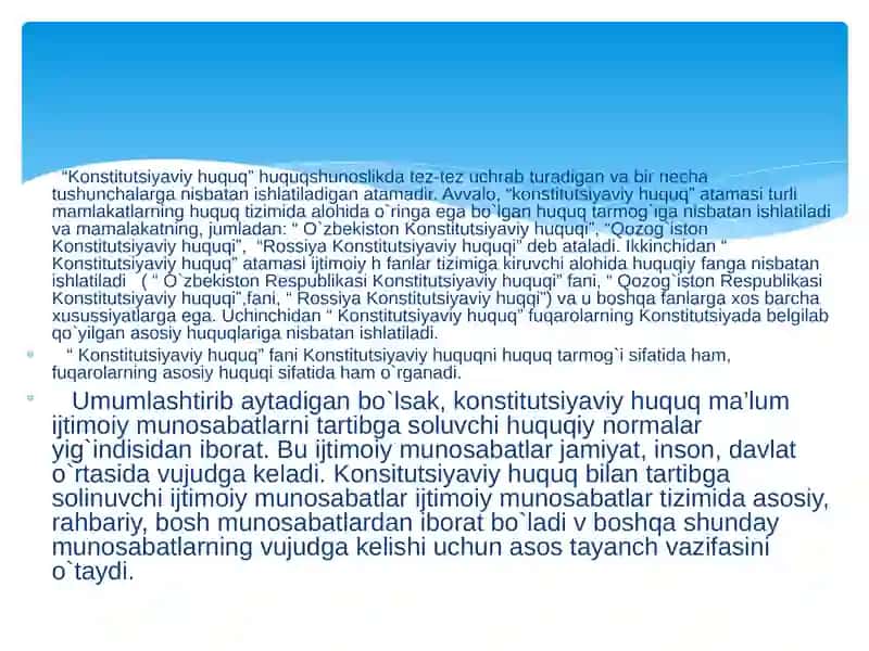 Konstitutsiyaviy huquq faniga kirsh 3