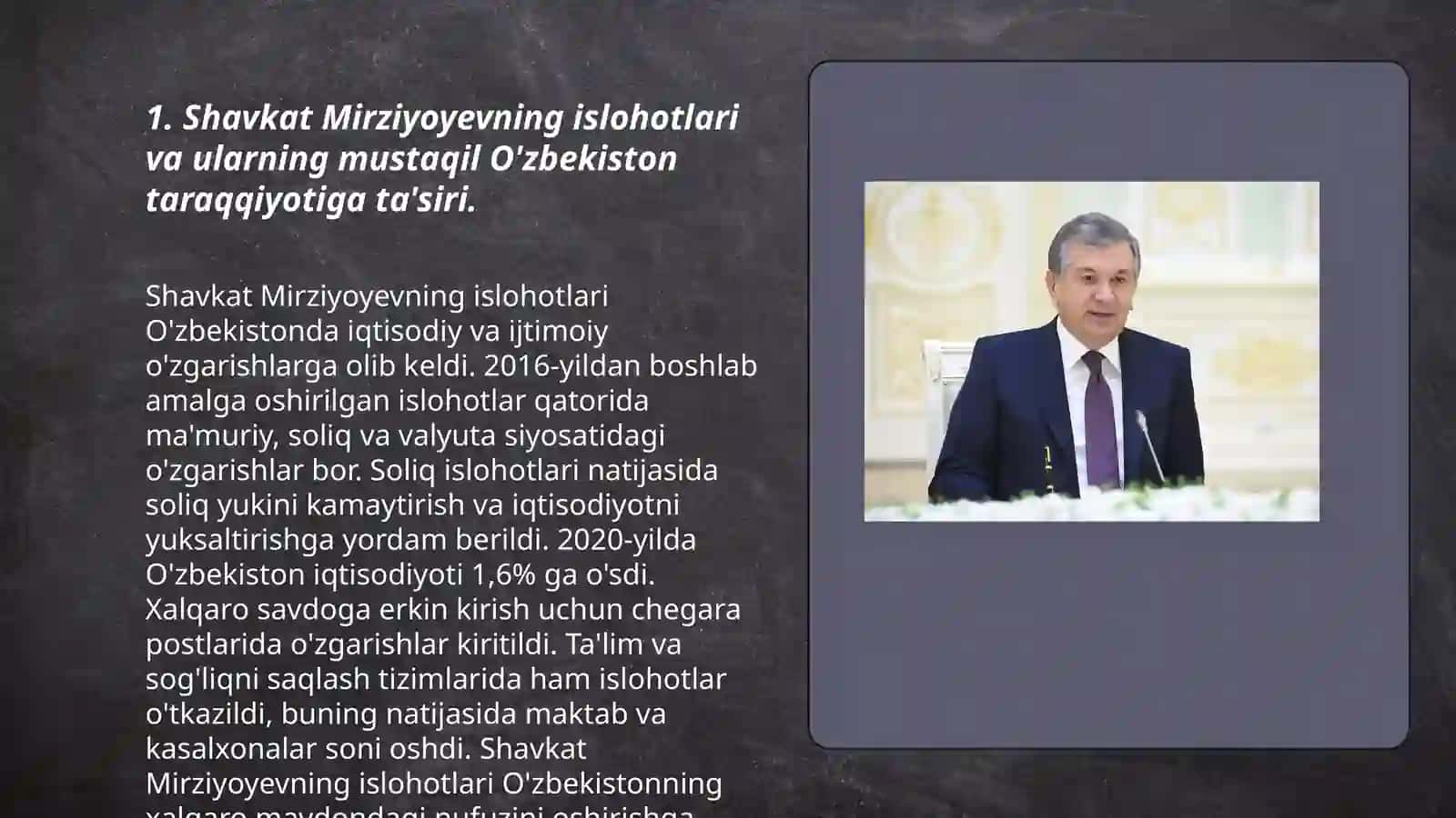 Shavkat Mirziyoyevning asarlari 3
