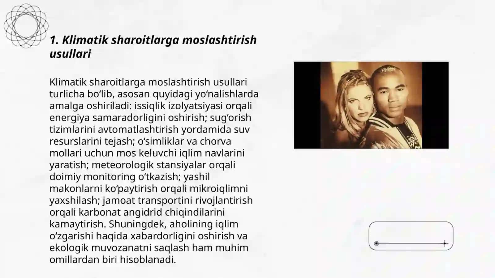 Klimatik sharoitlarga moslashtirish usullari 3