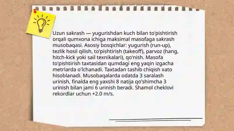 Yengil atletikada sakrash sport turlari 3