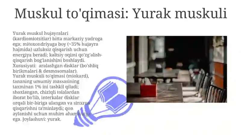 Muskul to'qimasi 3