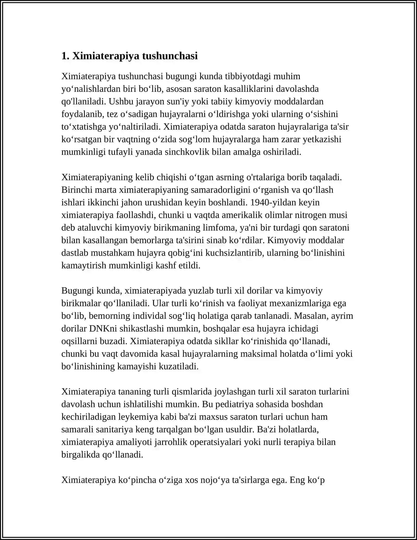XIMIATERAPIYANING ASOSIY MEZONLARI VA TALABLARI 3