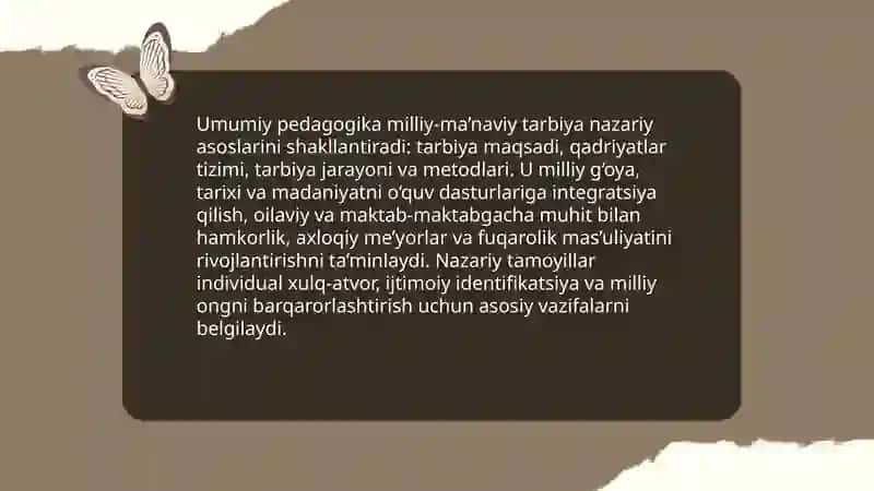 Umumiy pedagogika va milliy-ma’naviy tarbiya 3