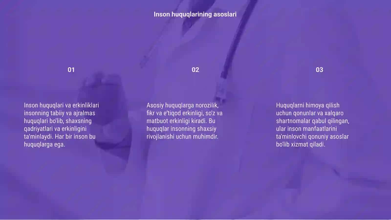 Inson huquqlari va erkinliklari 3