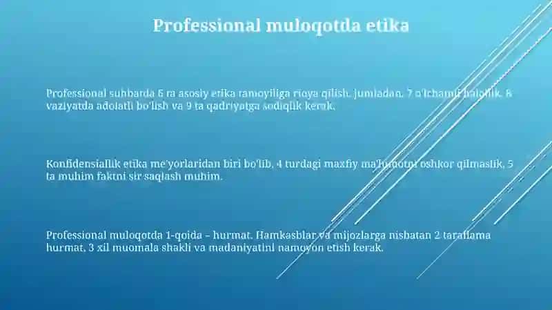 Kasbiy nutq madaniyati faniga kirish 3