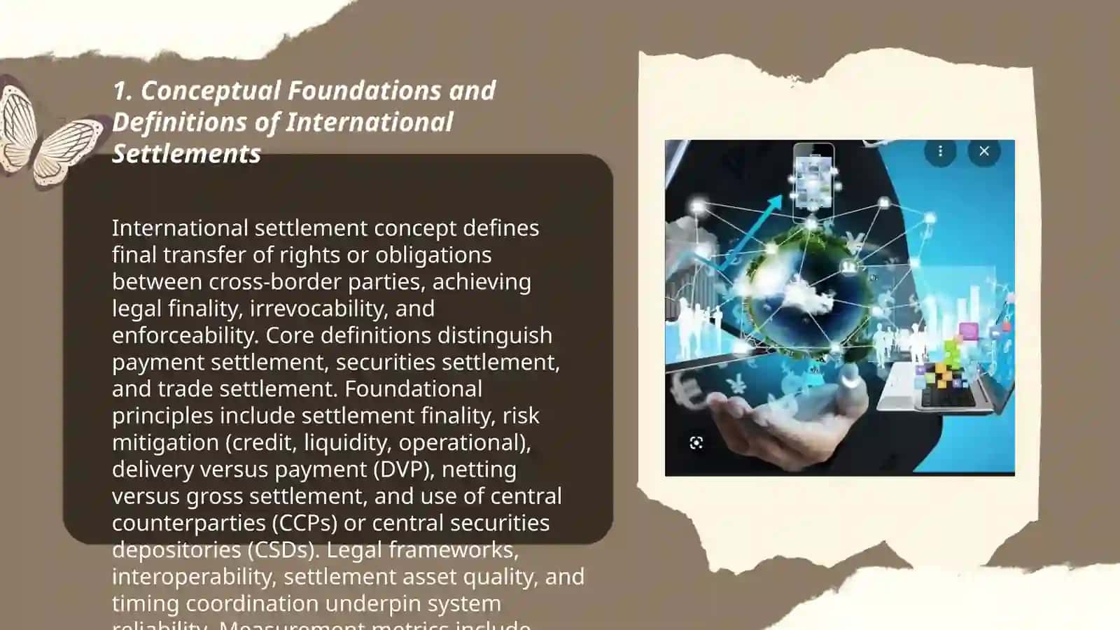 International Settlements and their Organizational Principles 3