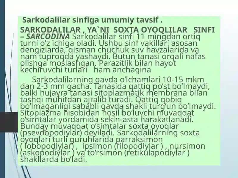 SARKODALILAR SINFI. 3