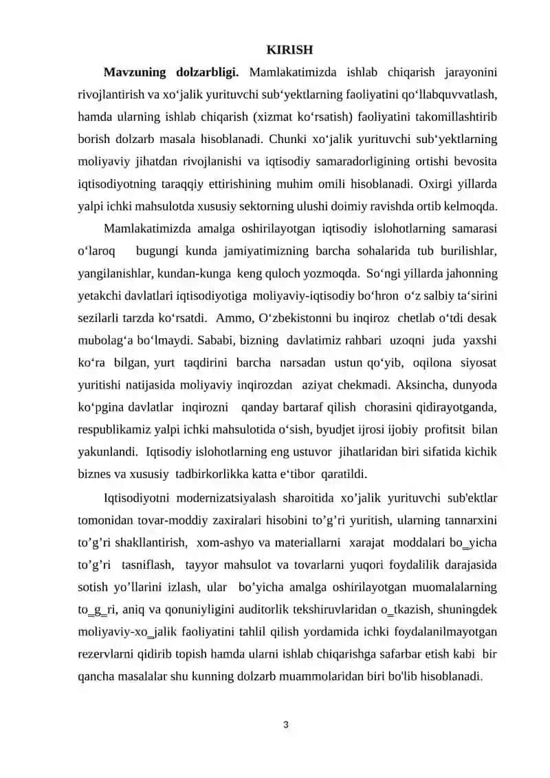 TOVAR-MODDIY ZAXIRALARNI SARFLASH HISOBI 3