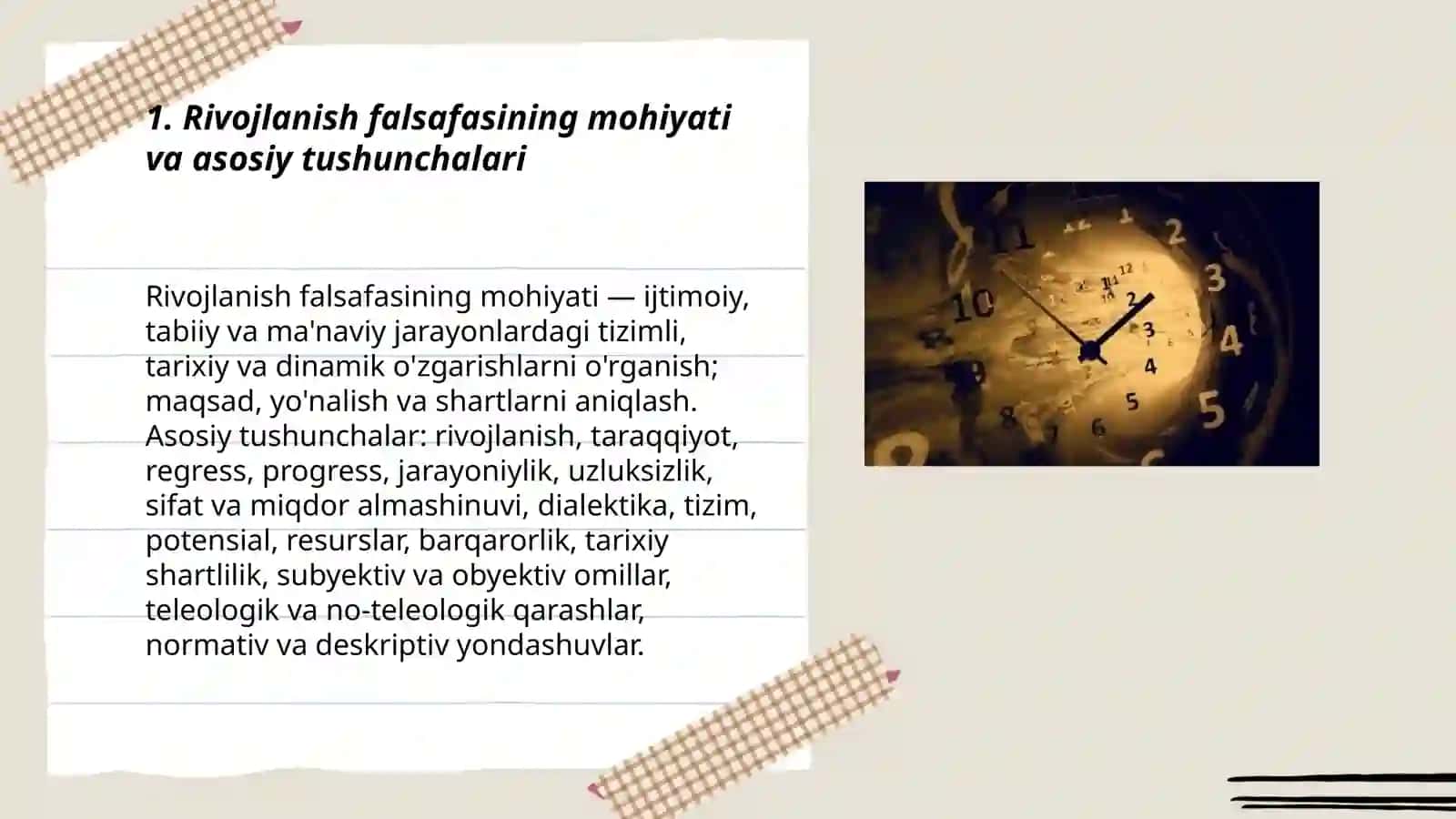 Rivojlanish falsafasi 3