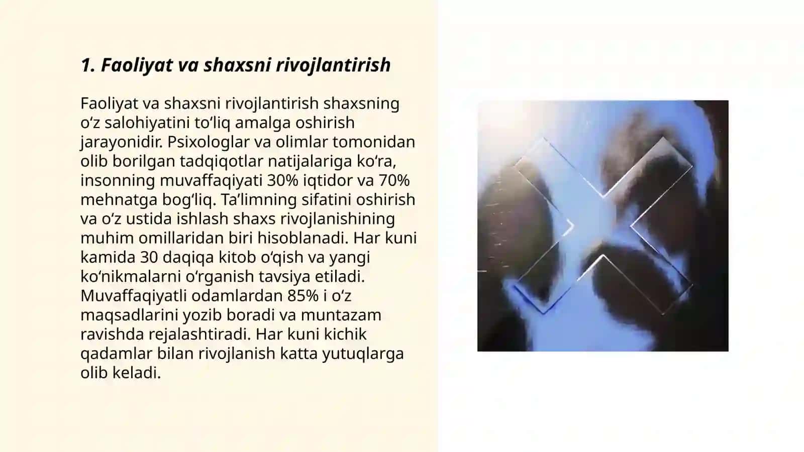 Faoliyatning shaxs talqinidagi roʻli 3