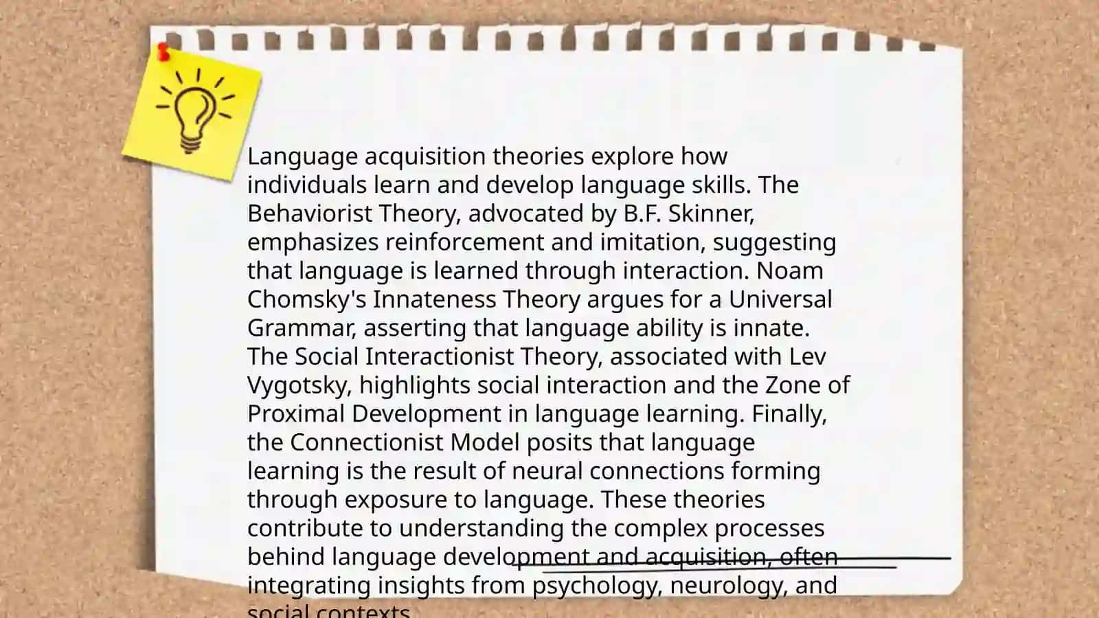 Language Acquisition Theories 3