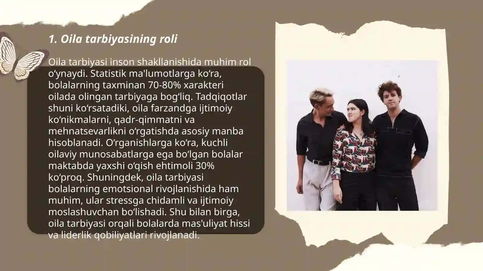 Jamoani rivojlanishida tarbiyaning usullari 3
