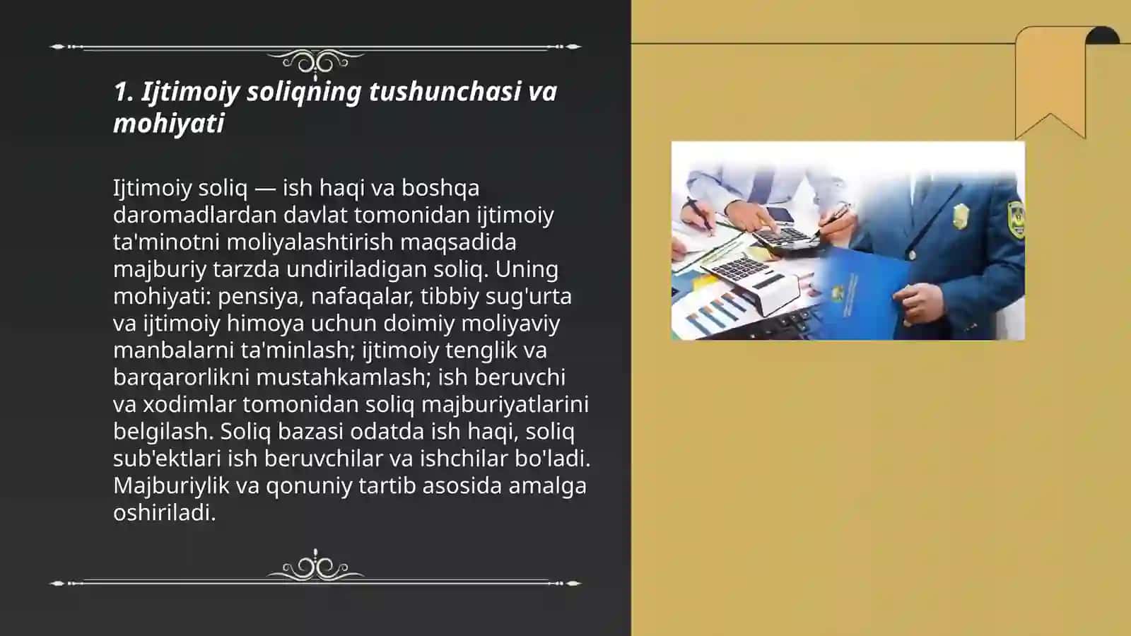 Ijtimoiy soliq va uni stavkalari 3