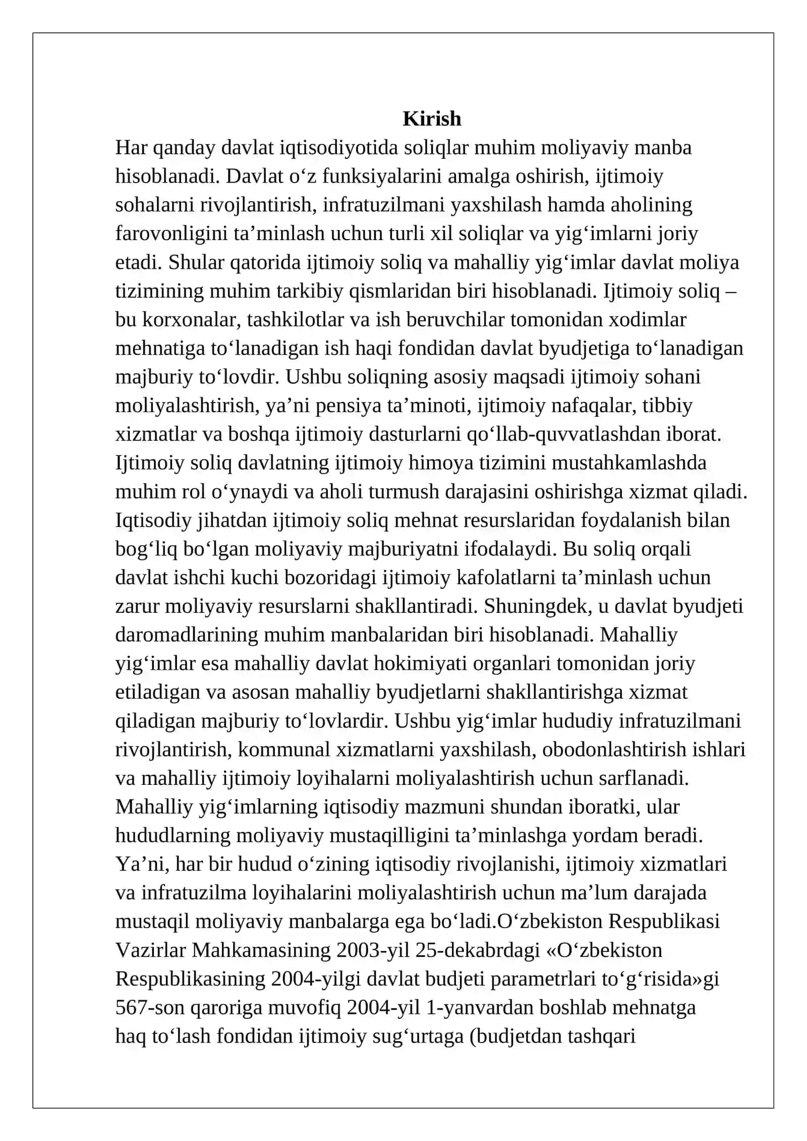 Ijtimoiy soliq va mahalliy yig’imlar 3
