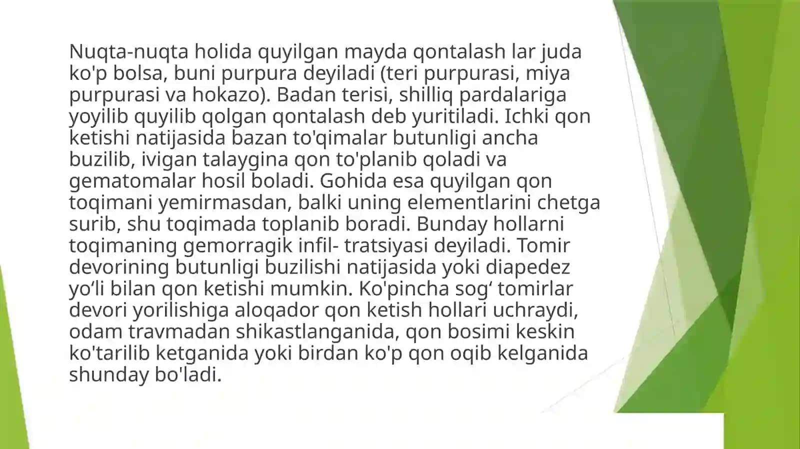 Qon ketish 3