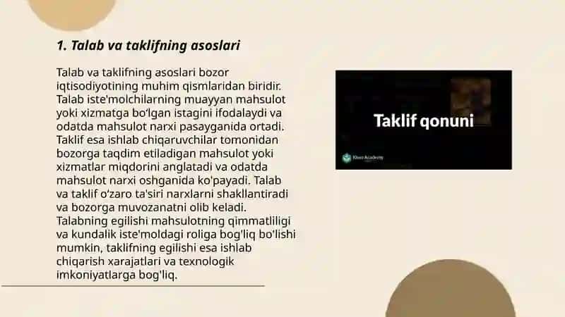 Talab va Taklif 3