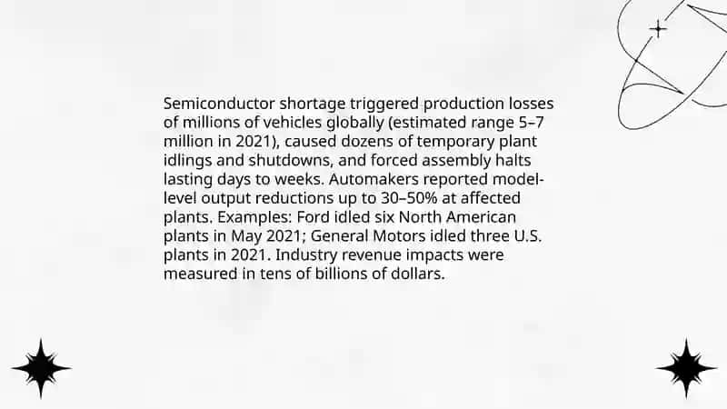 Global Semiconductor Shortage Hurts the Car Industry 3
