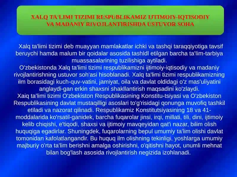 Xalq ta'limi tizimi 3