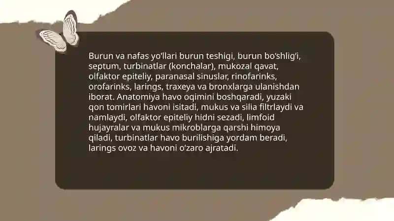 Nafas olish tizimlari 3