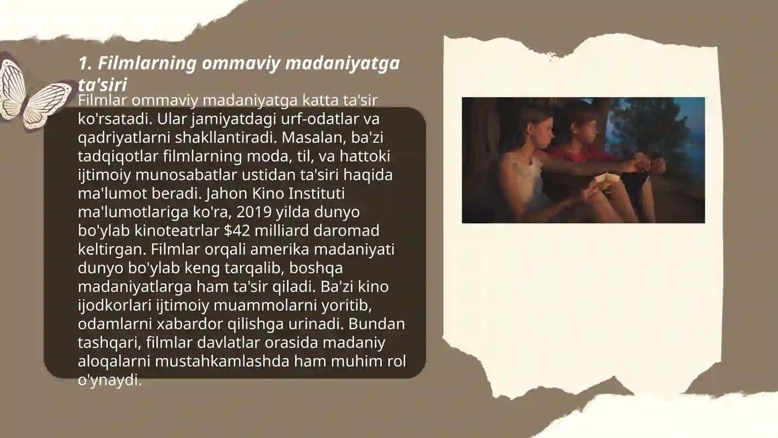 Filmlar va "ommaviy madaniyat" 3