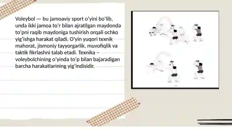 Voleybolni o'rgatish metodikasi 3