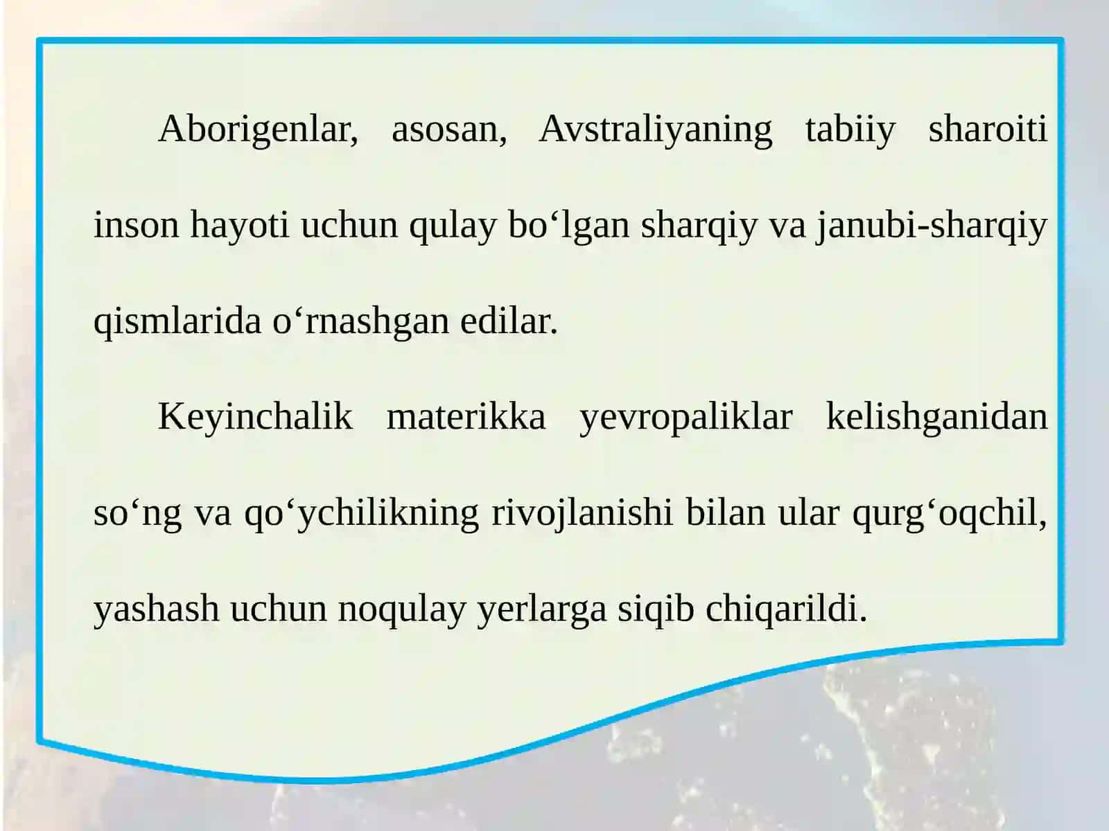 Materik aholisi va uning tabiatga  ta’siri 3