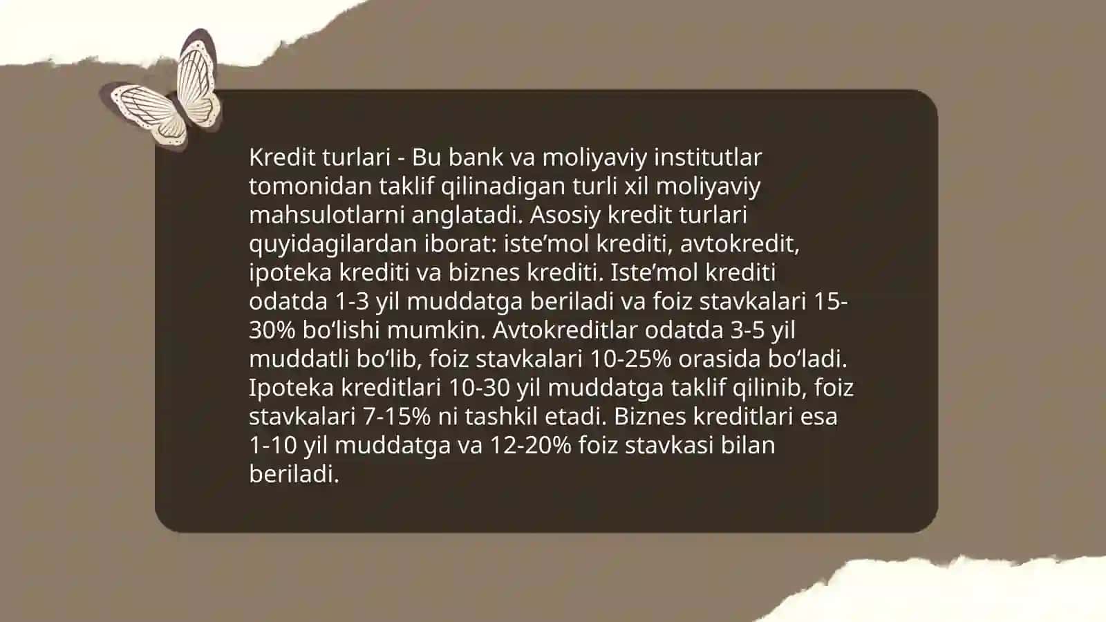 Kredit hisobi 3