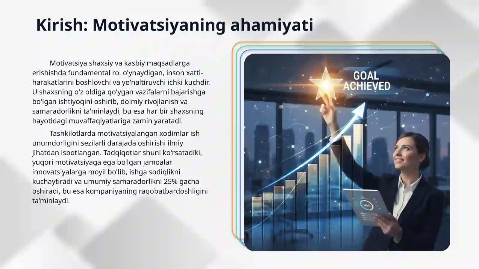 Motivatsiya haqida umumiy tushuncha 3