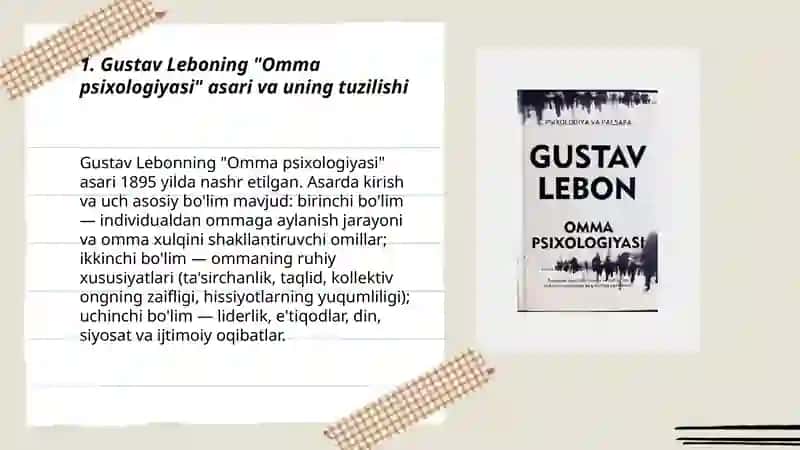 Gustav Leboning "Omma psixologiyasi" 3