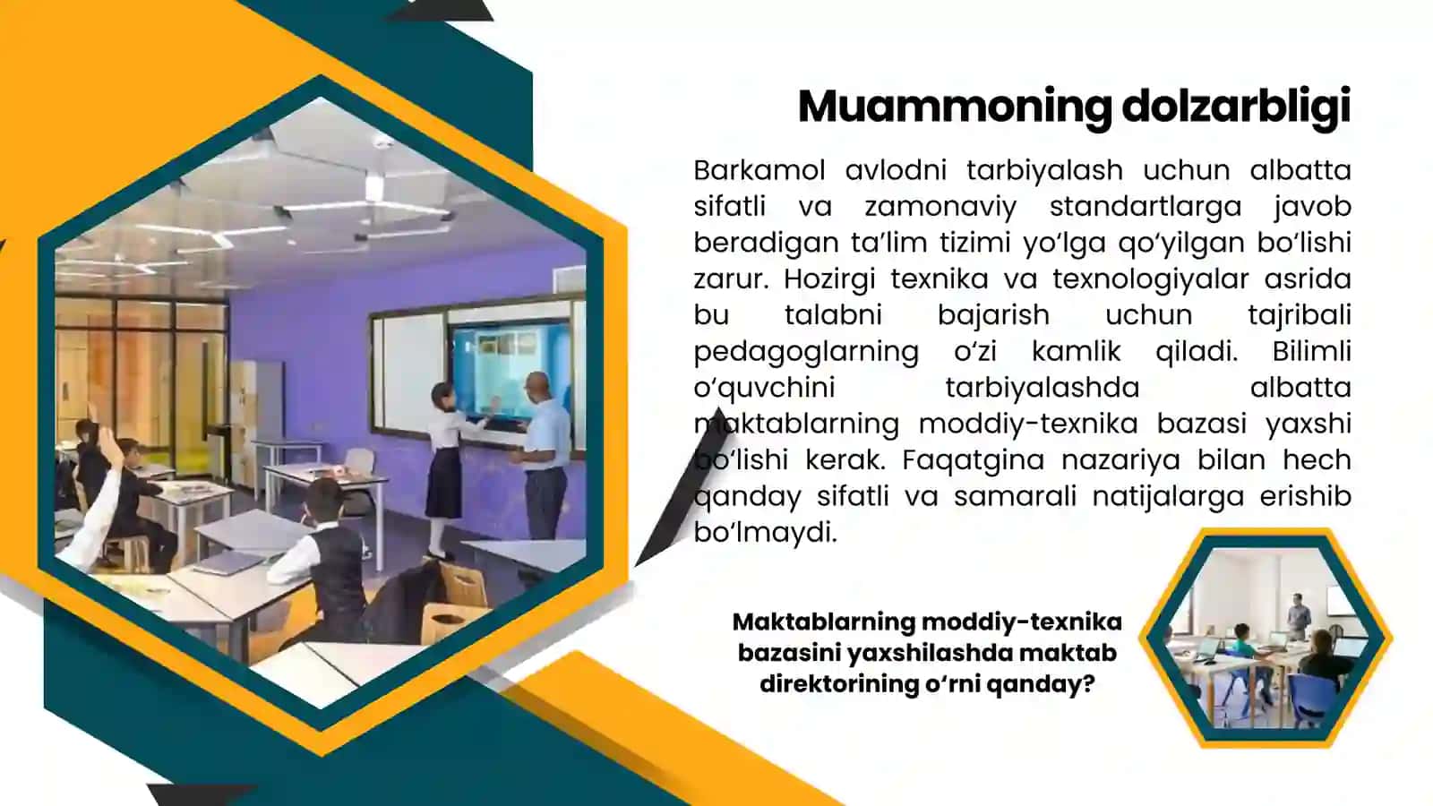 Maktablarning moddiy-texnika bazasini yaxshilash 3