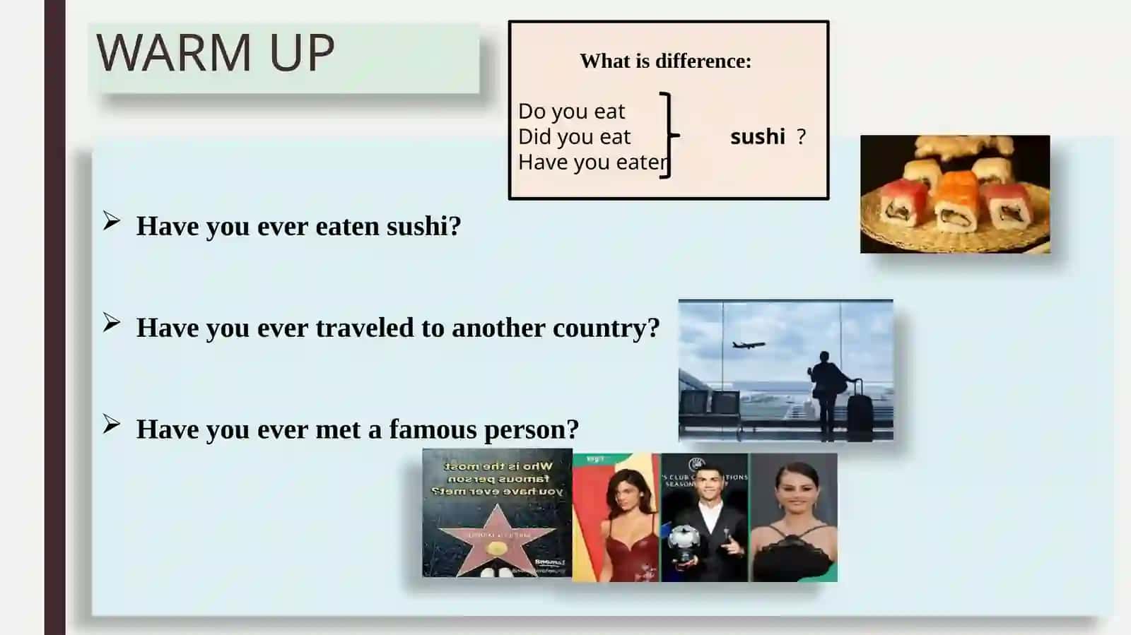 Present Perfect Grammar Lesson 3