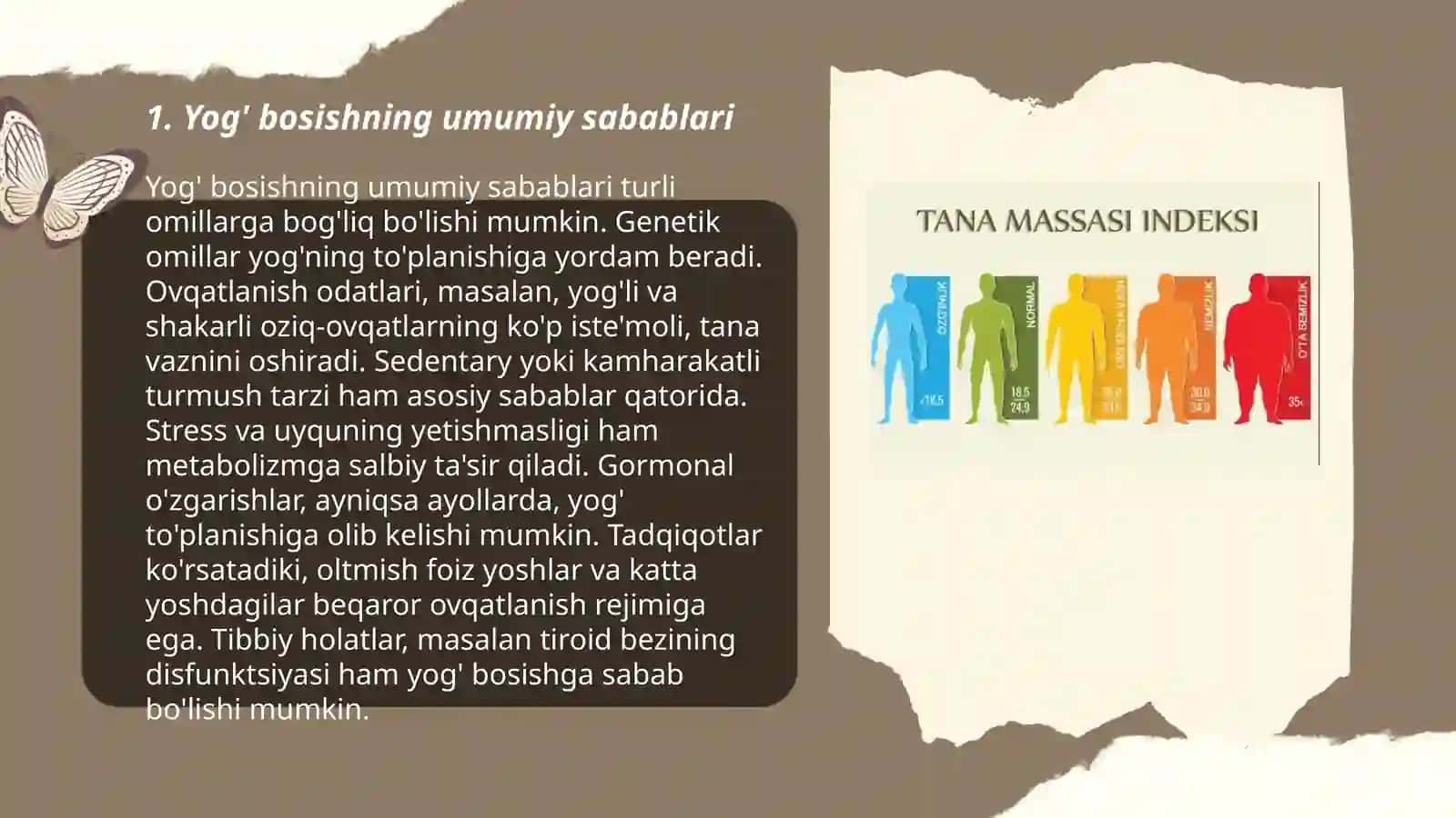 Yog' bosish, semirish. Dislipoproteinemiya turlari 3